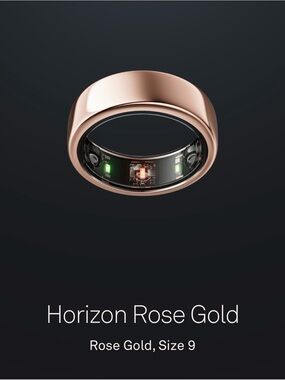 Oura Horizon Rose Gold Smart Ring - Rose Gold